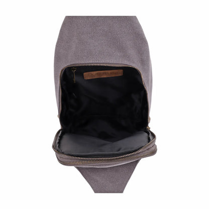 Canvas Sling Shoulder Concealed Backpack