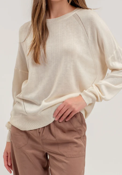 Back Buttoned Sweater