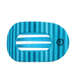 Splash Zone Large Flat Round Hair Clip