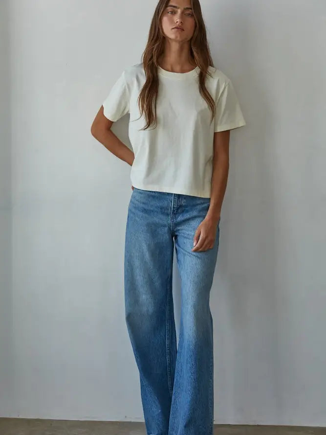 Cotton Short Sleeve Top