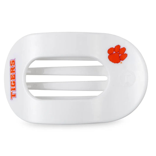 Go Tigers! Large Flat Round Hair Clip