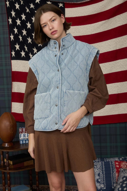 Denim Darling Vest