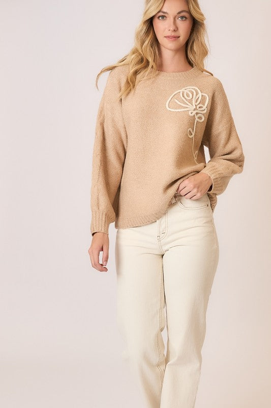 Soft Brushed Knit Sweater