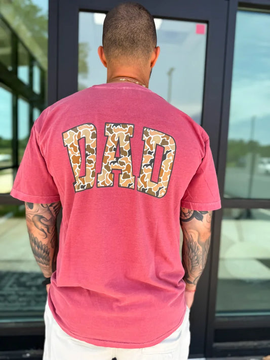 "birdie" Dad Duck Camo Tee