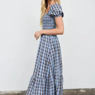Bluebell Gingham Midi Dress