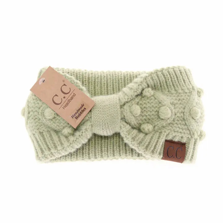 Bobble Knit C.C Women's Fashion Headband