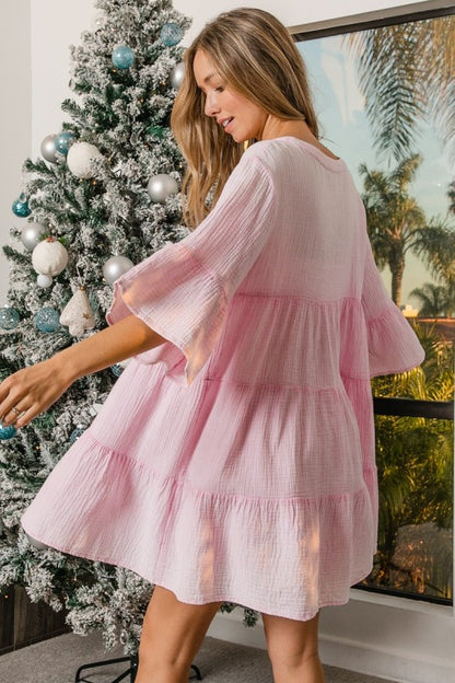 Light Pink Mini Dress