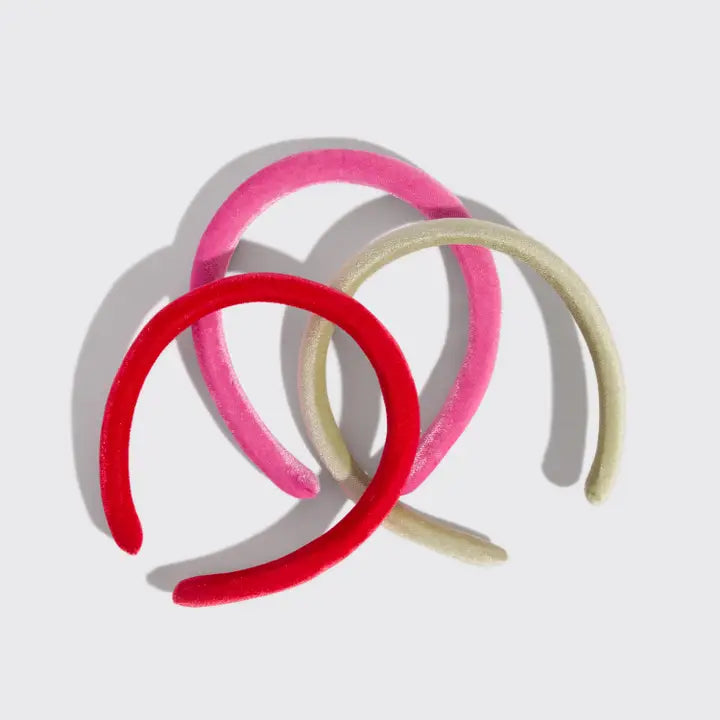 Velvet Headband 3pc Set