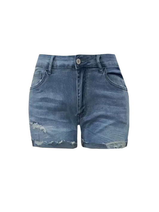 Stretchy Ripped Shorts