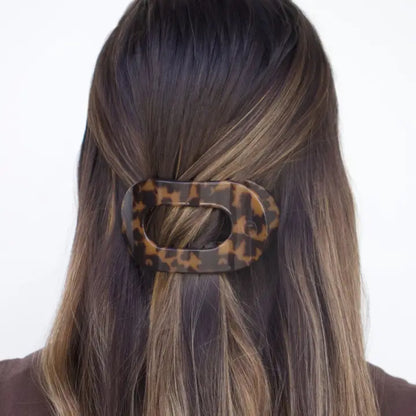 Round Flat Hair Clip | Medium