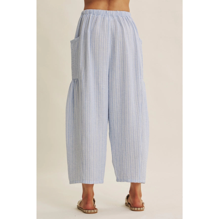 Slow Mornings Stripe Billowy Pants