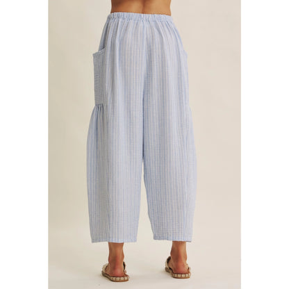 Slow Mornings Stripe Billowy Pants