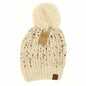 Chenille Confetti Pom Beanie