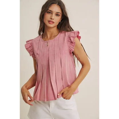 Pleated Blouse