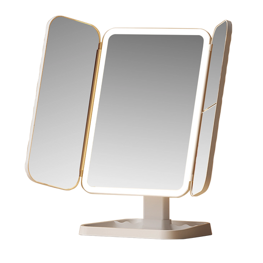 Triple Vanity Mirror with Lights