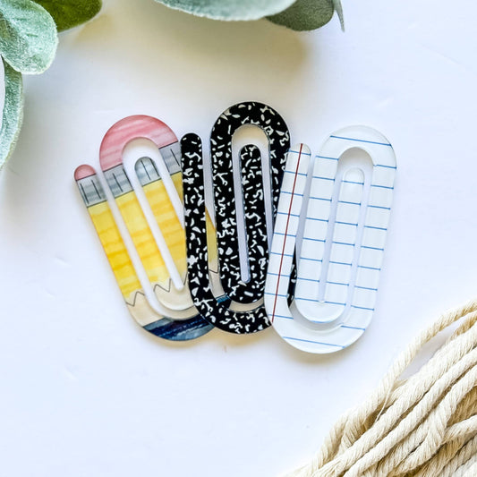Teacher-Themed Paper Clips