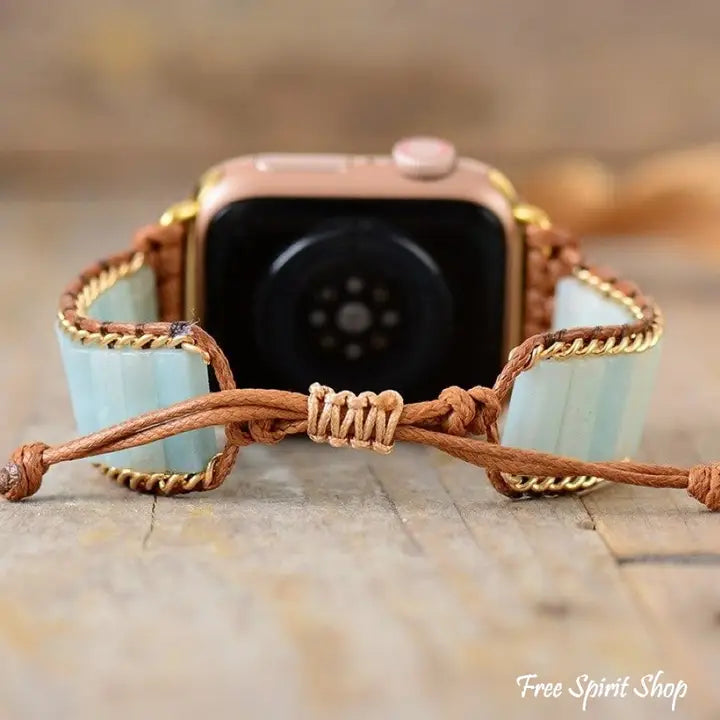 42-45 mm Amazonite Apple Watch Band