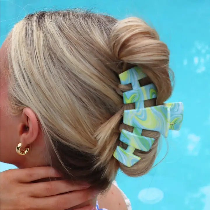 Classic | By the Sea Shore | Large Hair Clip