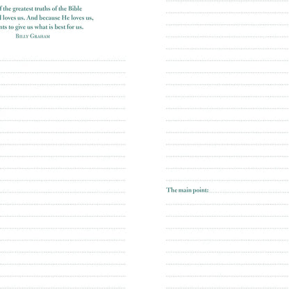 Sermon Notes notebook