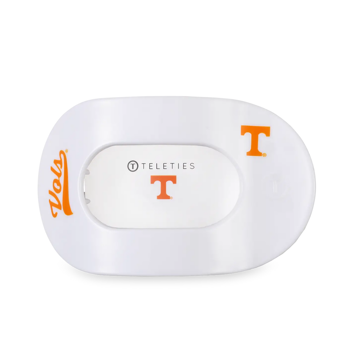 Go Vols! Large Flat Round Hair Clip