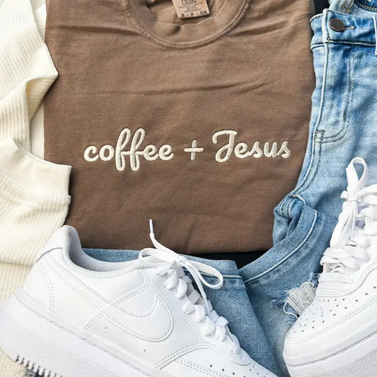 Coffee + Jesus Tee