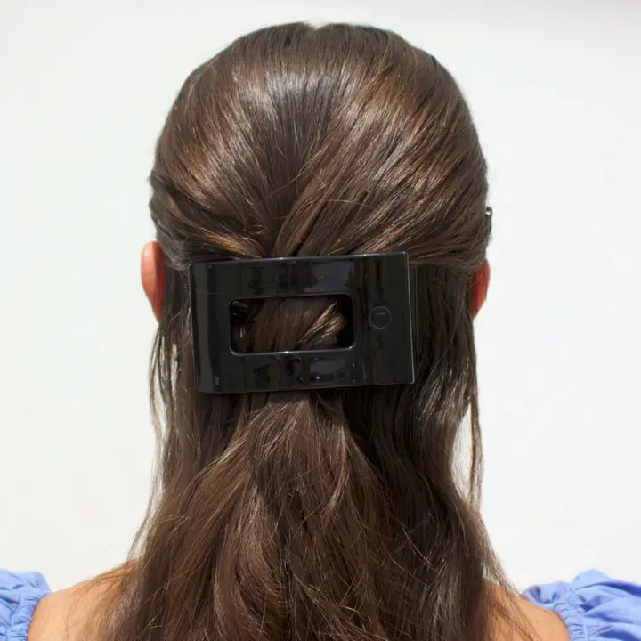 Flat Rectangle Med Hair Clip