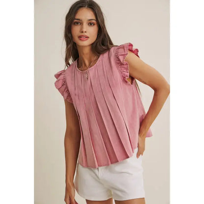 Pleated Blouse
