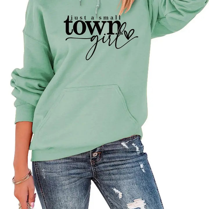 Small Town Oversized Pullover Hoodie