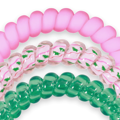 Merry Pinkmas Small Hair Ties