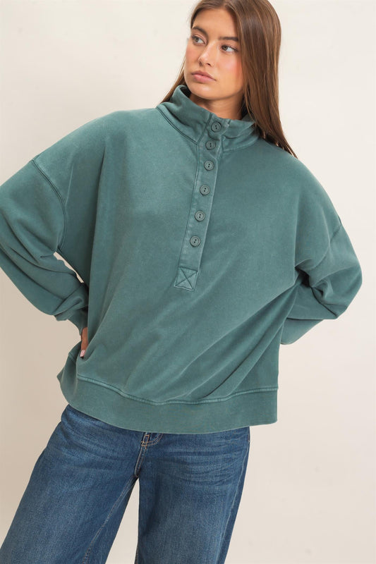 Cozy Days Mineral Wash Top