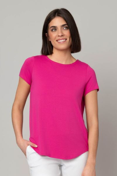 Crew Neck Hem Tee