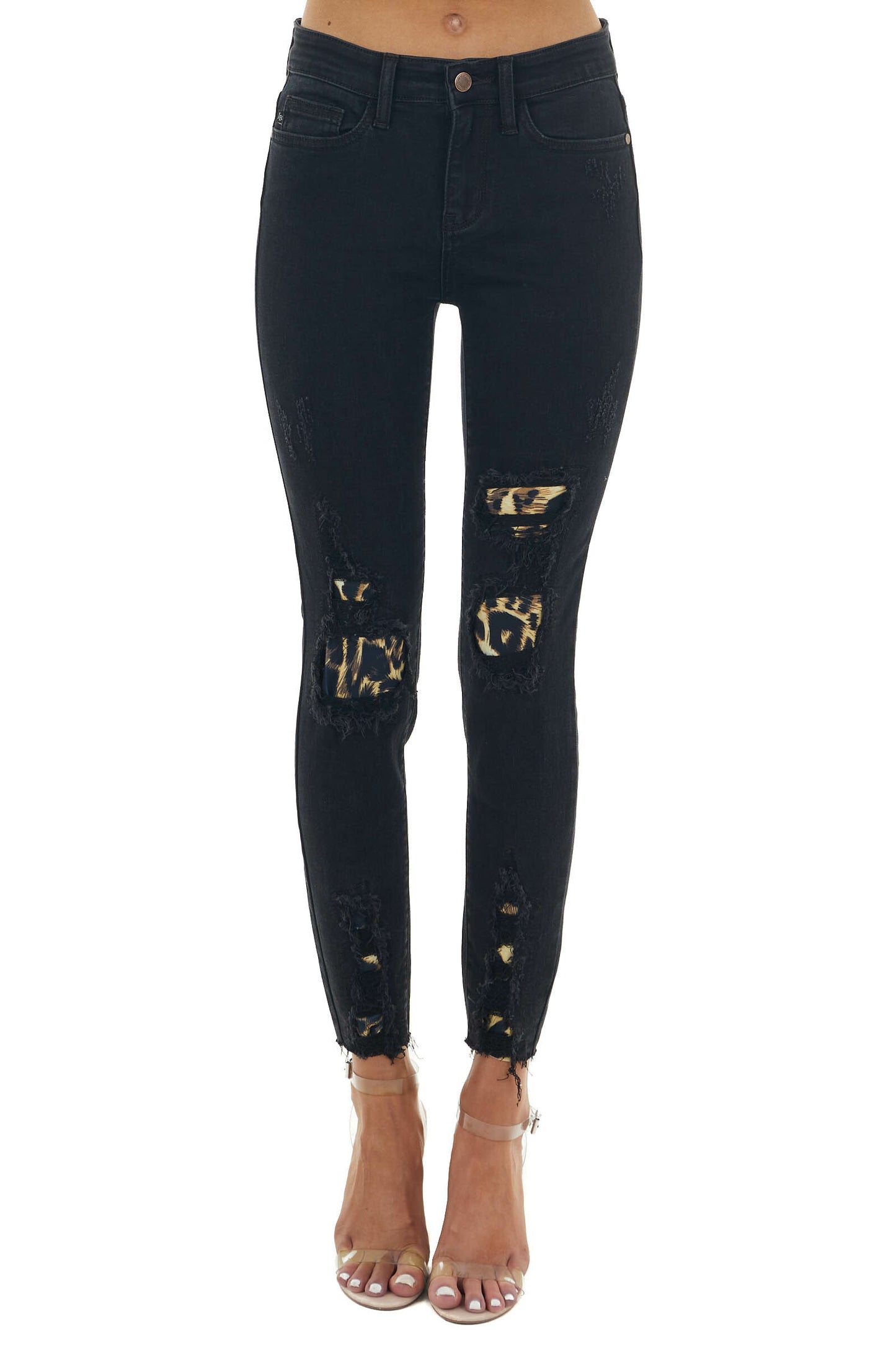 Judy Blue Sneaky Leopard Jeans